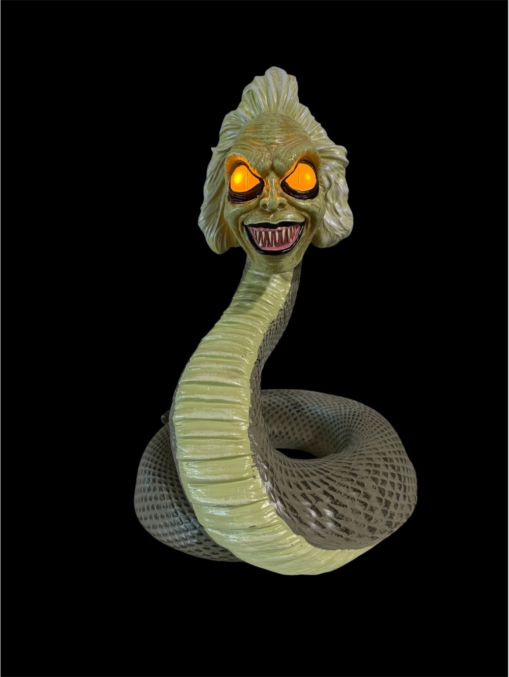 Light up LED Beetlejuice Snake Stature Halloween Collectable.